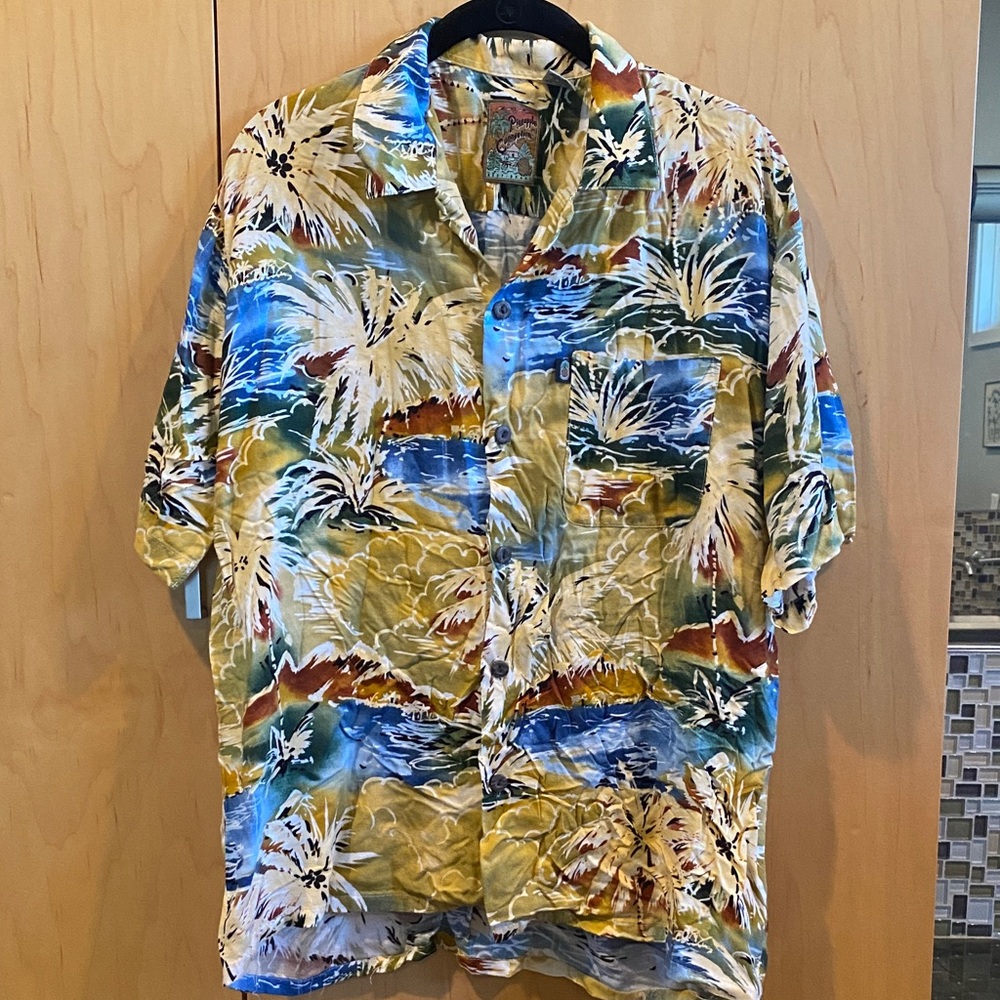 PineApple Connection Multicolor Tropical Men's Sh… - image 1
